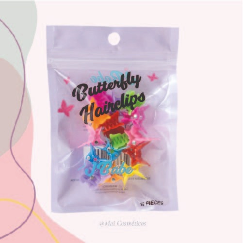 Butterfly hair clips